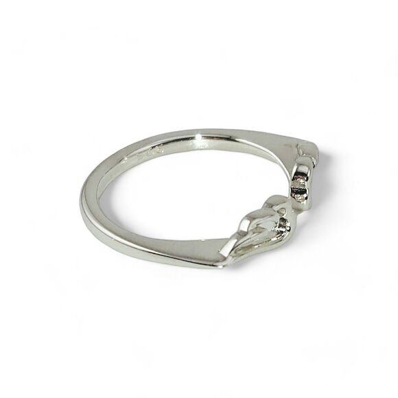 Sterling Silver 925 Angel Wings Ring - Picture 2 of 5